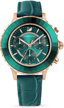 
                        
                          Load image into Gallery viewer, SWAROVSKI Women's Octea Lux Chrono Crystal Watch Collection, Leather Strap - JOY2ESpree
                        
                      