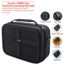 
                        
                          Cargar imagen en el visor de la galería, Carrying Case for Nintendo Switch, VORI Travel Games Storage Bag for Nintendo Switch Console &amp; Accessories, Army Green - JOY2ESpree
                        
                      