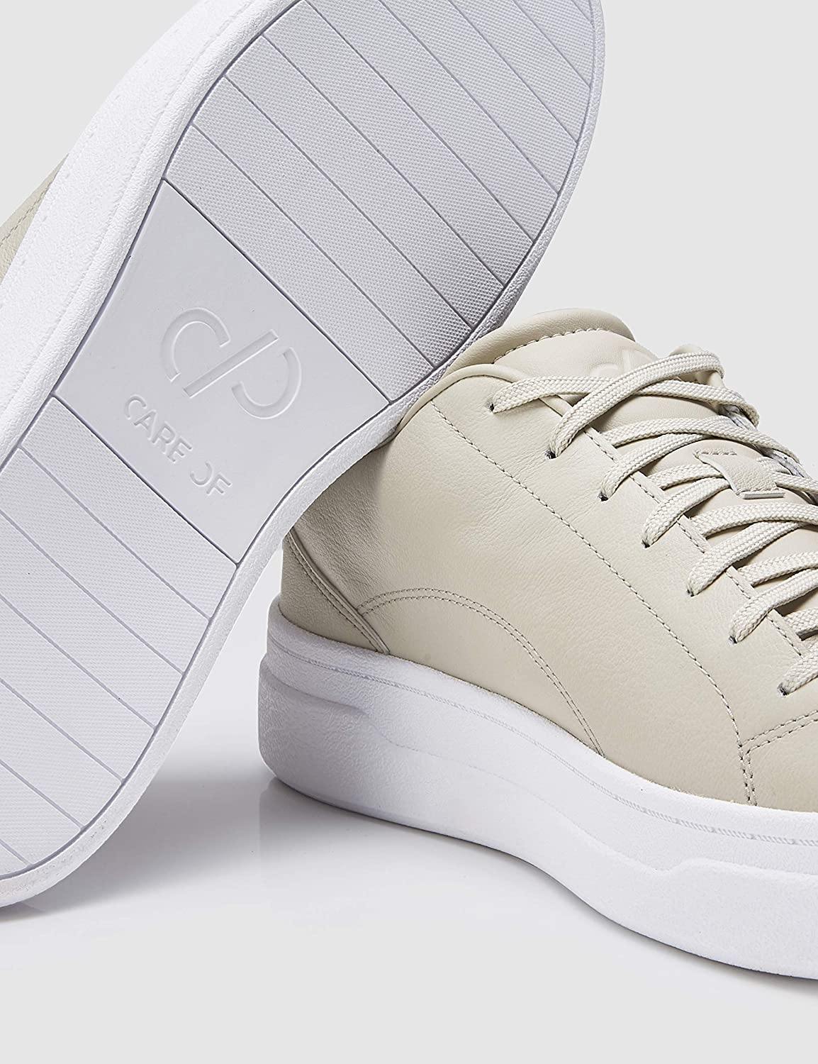CARE OF by PUMA Women's Leather Platform Court Low-Top Sneakers