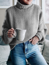 
                        
                          画像をギャラリービューアに読み込む, Saodimallsu Womens Turtleneck Oversized Sweaters Batwing Long Sleeve Pullover Loose Chunky Knit Jumper - JOY2ESpree
                        
                      