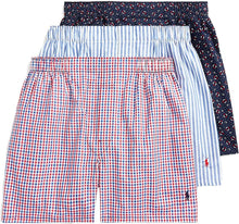 
                        
                          Cargar imagen en el visor de la galería, Polo Ralph Lauren Men's 3-Pack Classic Fit Packaged Woven Boxers
                        
                      