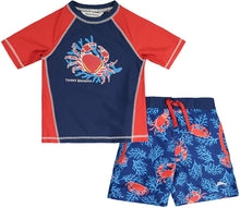 
                        
                          Load image into Gallery viewer, Tommy Bahama Boys' Rashguard and Trunks Swimsuit Set
                        
                      
