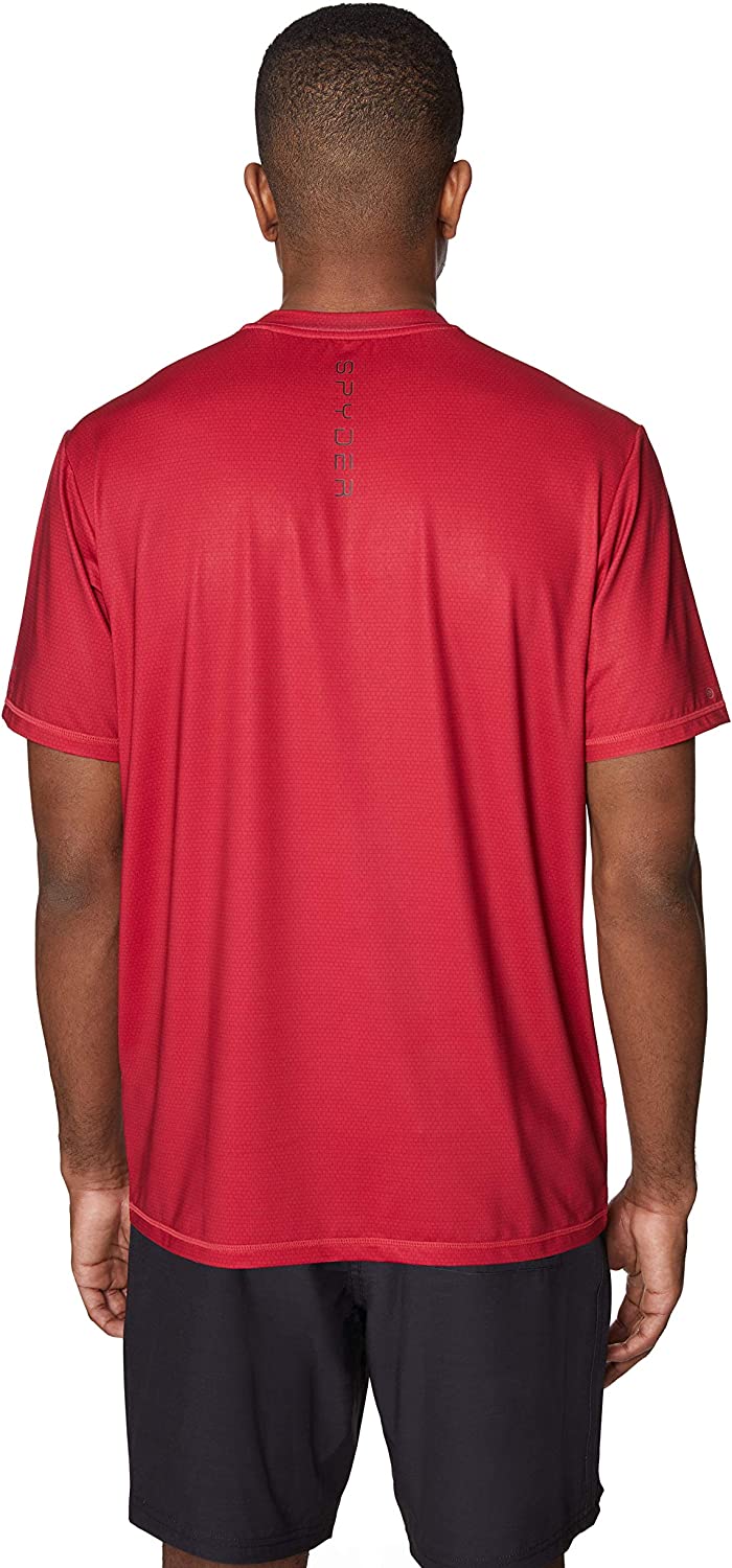 Spyder Men's No Print Short Sleeve Rashguard