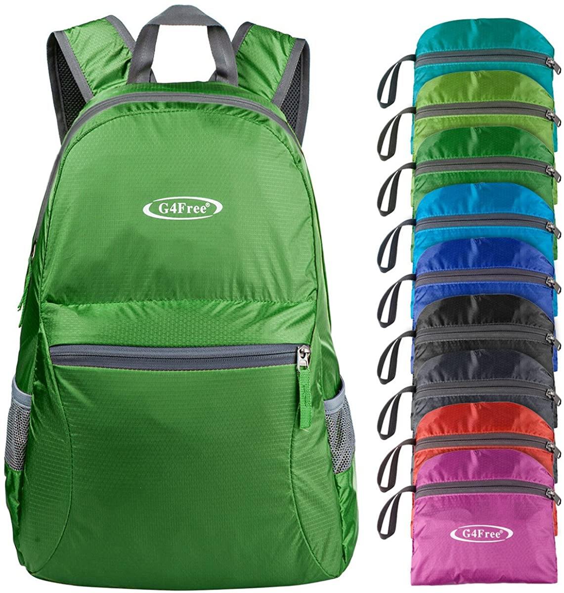 G4Free Ultra Lightweight Packable Backpack Travel Hiking Daypack Handy Foldable Water Resistant Camping Outdoor Backpack - JOY2ESpree