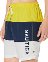 
                        
                          画像をギャラリービューアに読み込む, Nautica Men's Quick Dry Classic Logo Tri-Block Series Swim Trunk - JOY2ESpree
                        
                      