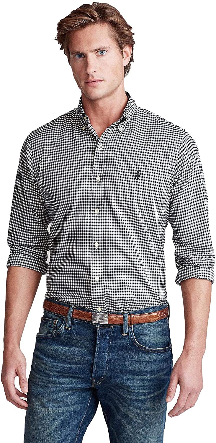 Polo Ralph Lauren Mens Classic Fit Oxford Longsleeve Buttondown Shirt