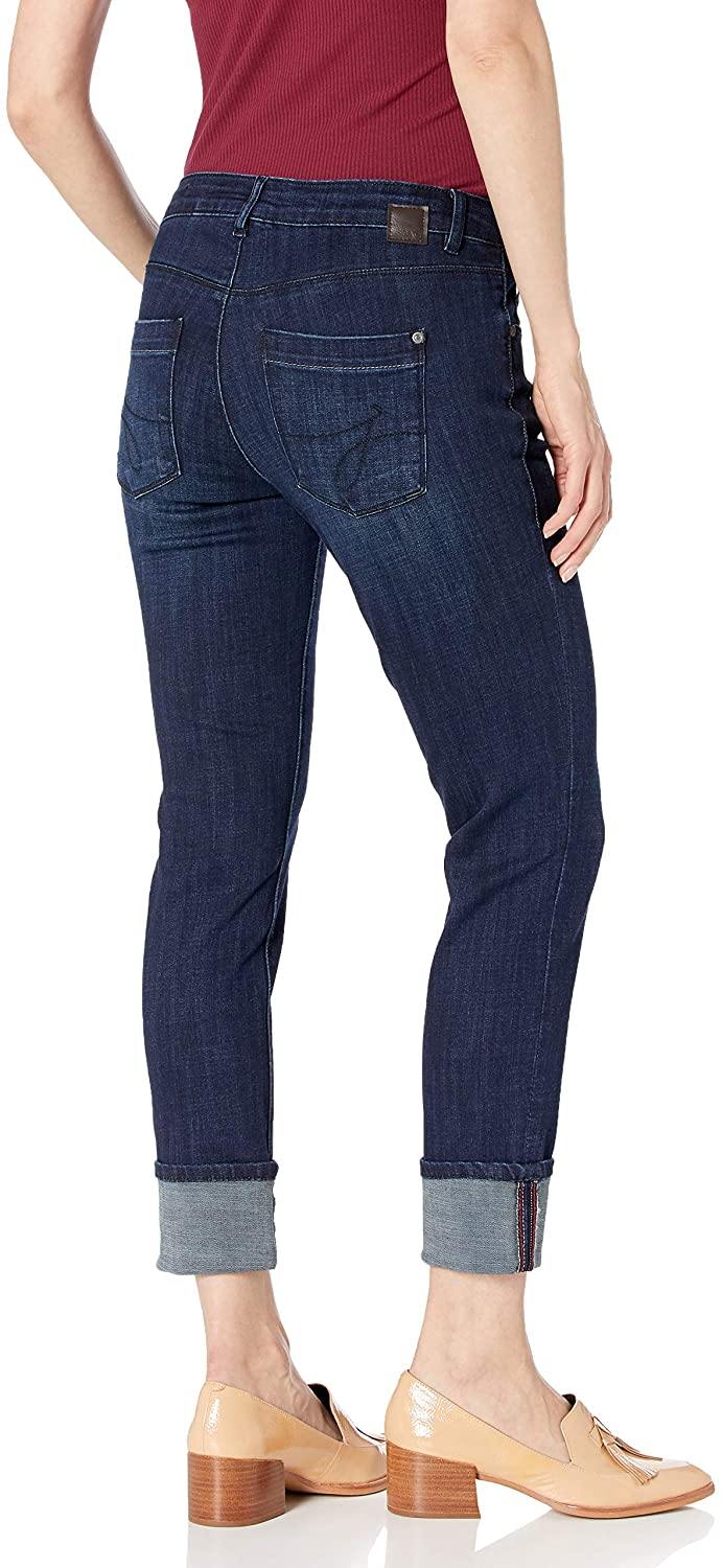 Jag Jeans Women's Maddie Skinny Cuff in Crosshatch Denim
