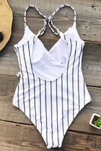 
                        
                          Load image into Gallery viewer, CUPSHE Women's One Piece Swimsuit Wrap Tie Side Cross Back Swimwear Bathing Suits - JOY2ESpree
                        
                      