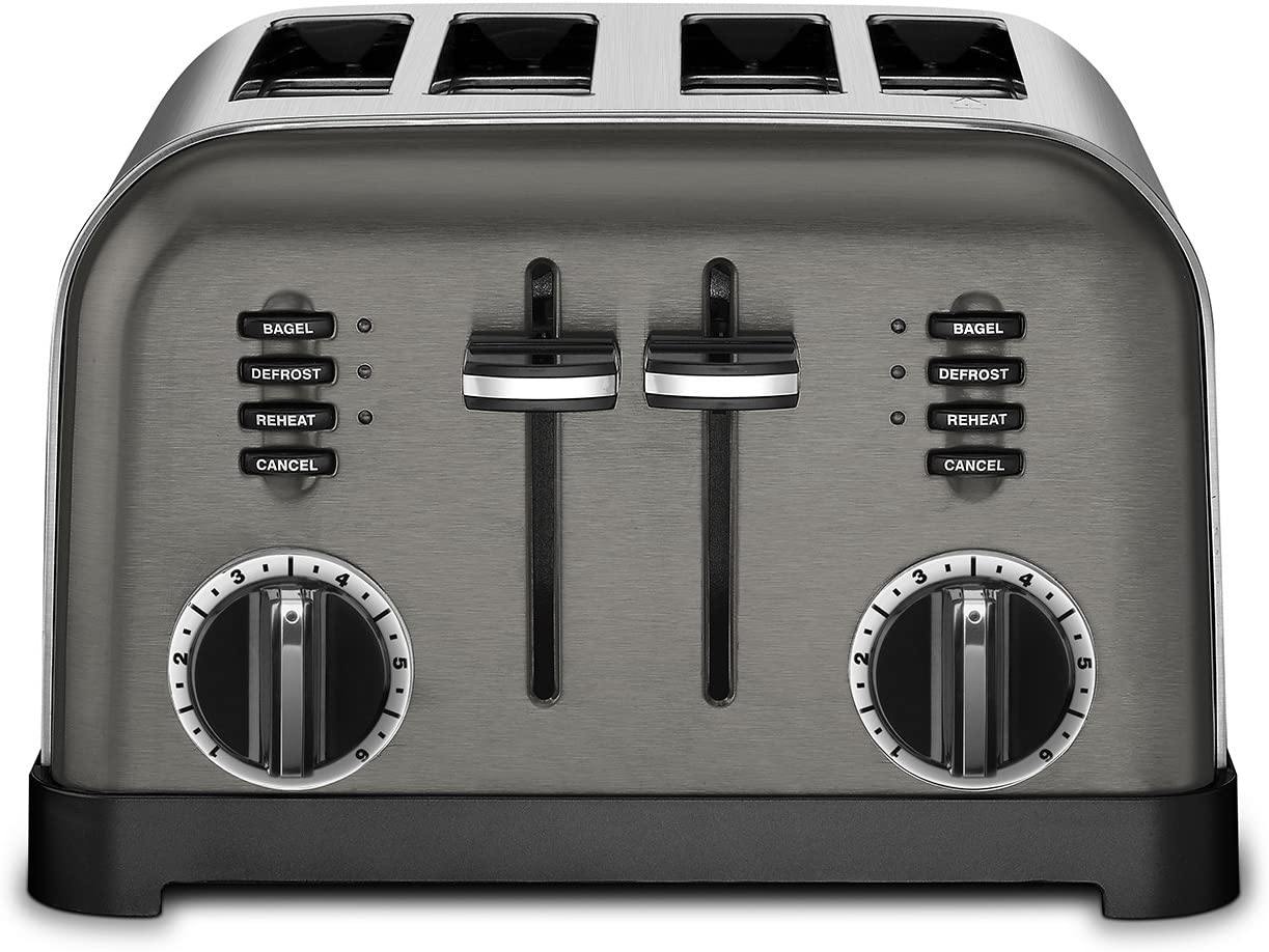 Cuisinart CPT-180P1 Metal Classic 4-Slice toaster, Brushed Stainless - JOY2ESpree