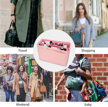 
                        
                          Load image into Gallery viewer, MA STRAP Purse Organizer with Detachable Zipper Pouch Multipurpose Felt Insert Bag Fit Speedy Neverfull Longchamp Tote
                        
                      