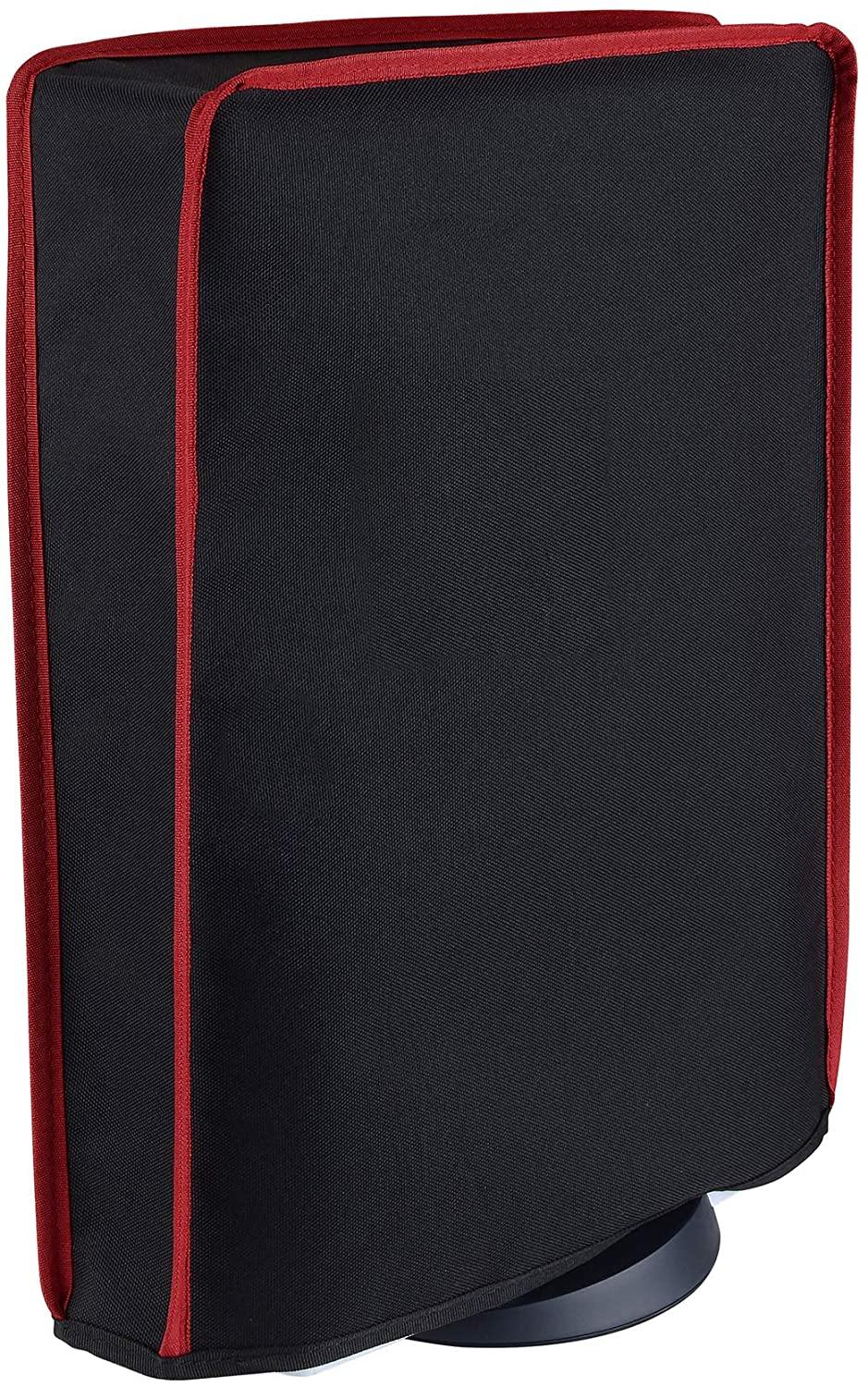 PlayVital Gray Nylon PS5 Dust Cover, Soft Neat Lining Dust Guard for DualSense 5 Console - JOY2ESpree