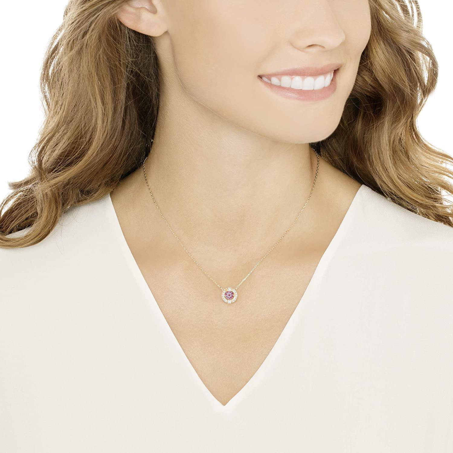SWAROVSKI Women's Sparking Dance Crystal Jewelry Collection, Rose Gold Tone Finish - JOY2ESpree