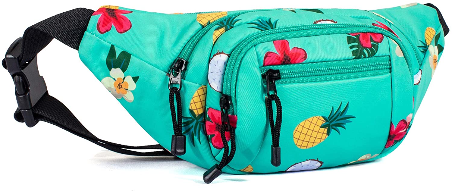 TOPERIN Fashion Fanny Pack Cute Running Belt Waist Pack Running Waist Bag Belt