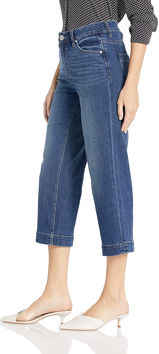 Jag Jeans Women's Lydia High Rise Wide Leg Crop