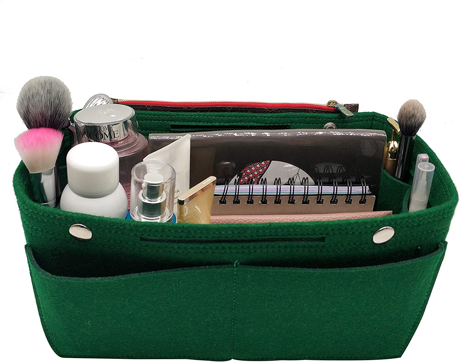 Felt Purse Organizer Insert Bag organizer Multi Pocket Bag in Bag Organizer Shaper
