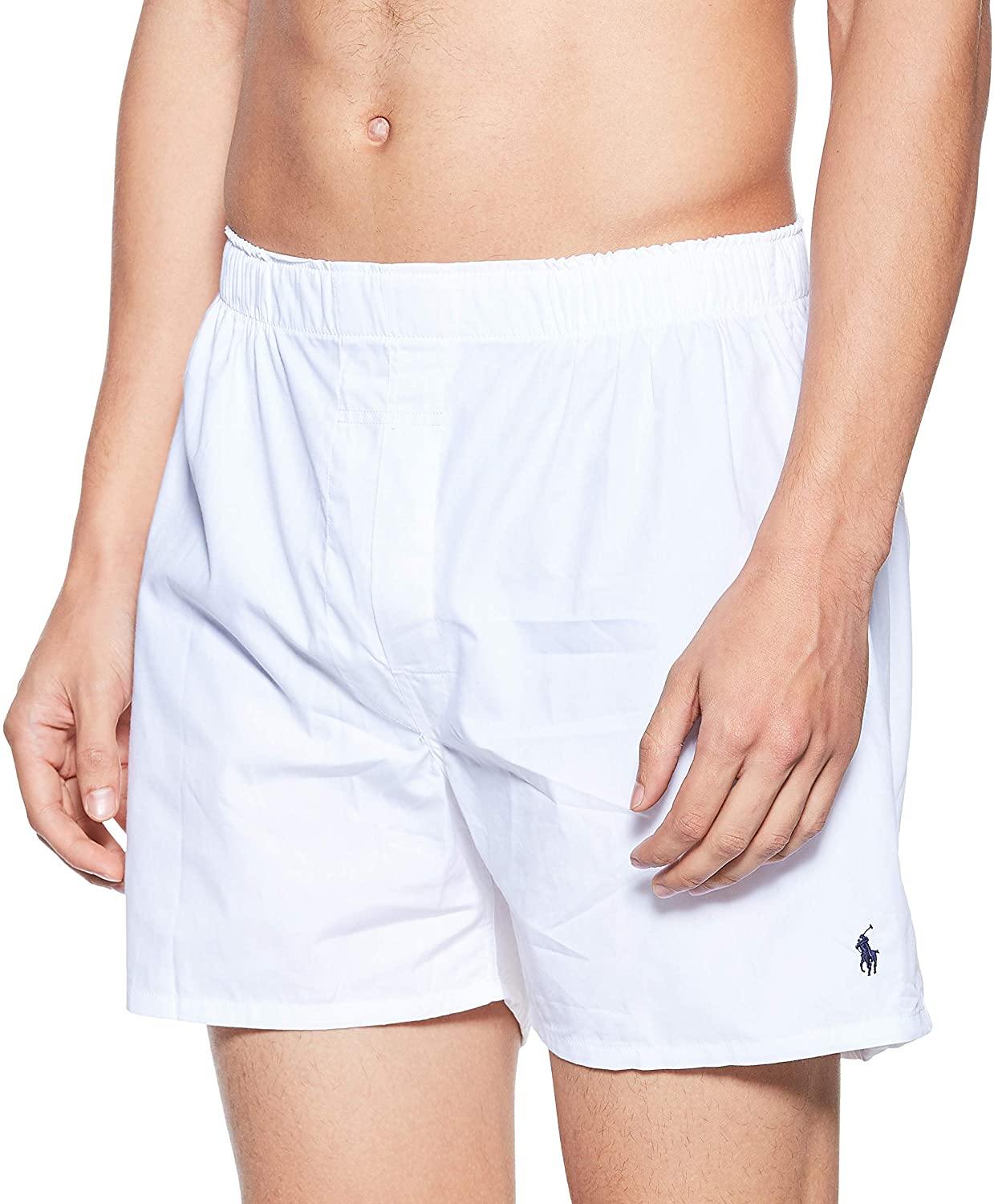 Polo Ralph Lauren Men's 3-Pack Classic Fit Packaged Woven Boxers