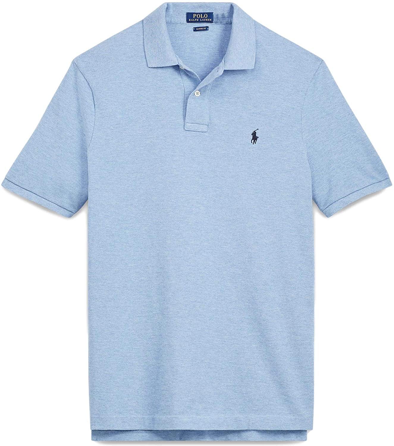 Polo RL Men's Custom Slim Fit Mesh Pony Shirt