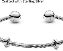 
                        
                          Cargar imagen en el visor de la galería, Pandora Jewelry Snake Chain Style Open Bangle Sterling Silver Bracelet - JOY2ESpree
                        
                      