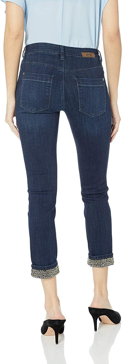 Jag Jeans Women's Maddie Skinny Jean with Beaded Cuff