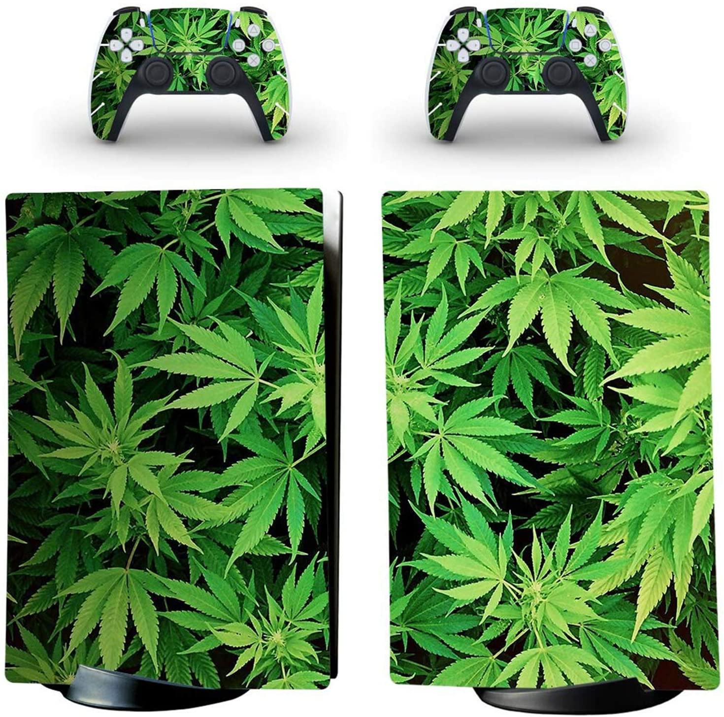 gotor Vinyl Skin Decals Cover Sticker for PS5 Playstation 5 Digital Edition Console and 2 Controllers Skins (Playstation 5 Digital Edition, A07) - JOY2ESpree