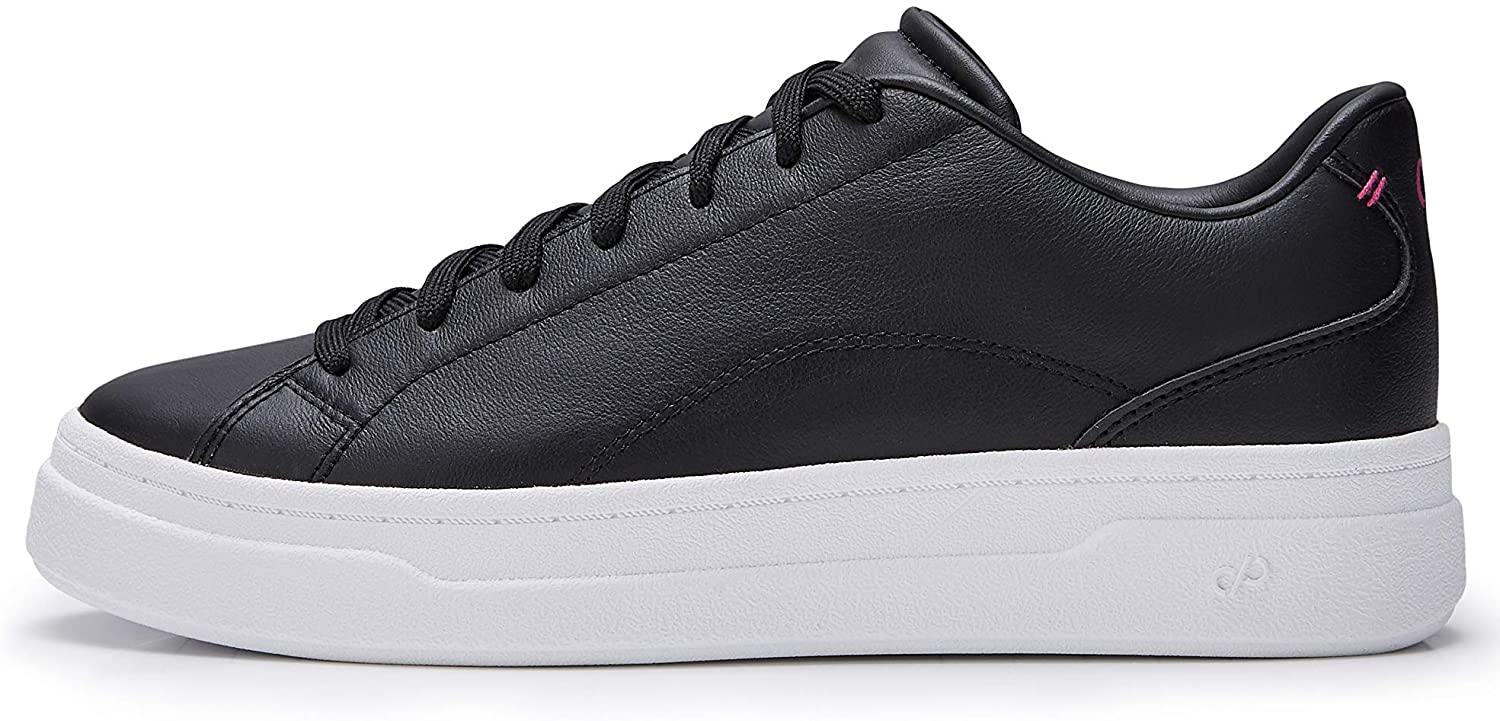 CARE OF by PUMA Women's Leather Platform Court Low-Top Sneakers
