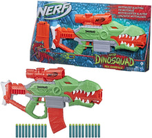
                        
                          Muat gambar ke penampil Galeri, NERF DinoSquad Rex-Rampage Motorized Dart Blaster, 10-Dart Clip, 20 Official Darts, 10-Dart Storage- T-Rex Dinosaur Design
                        
                      