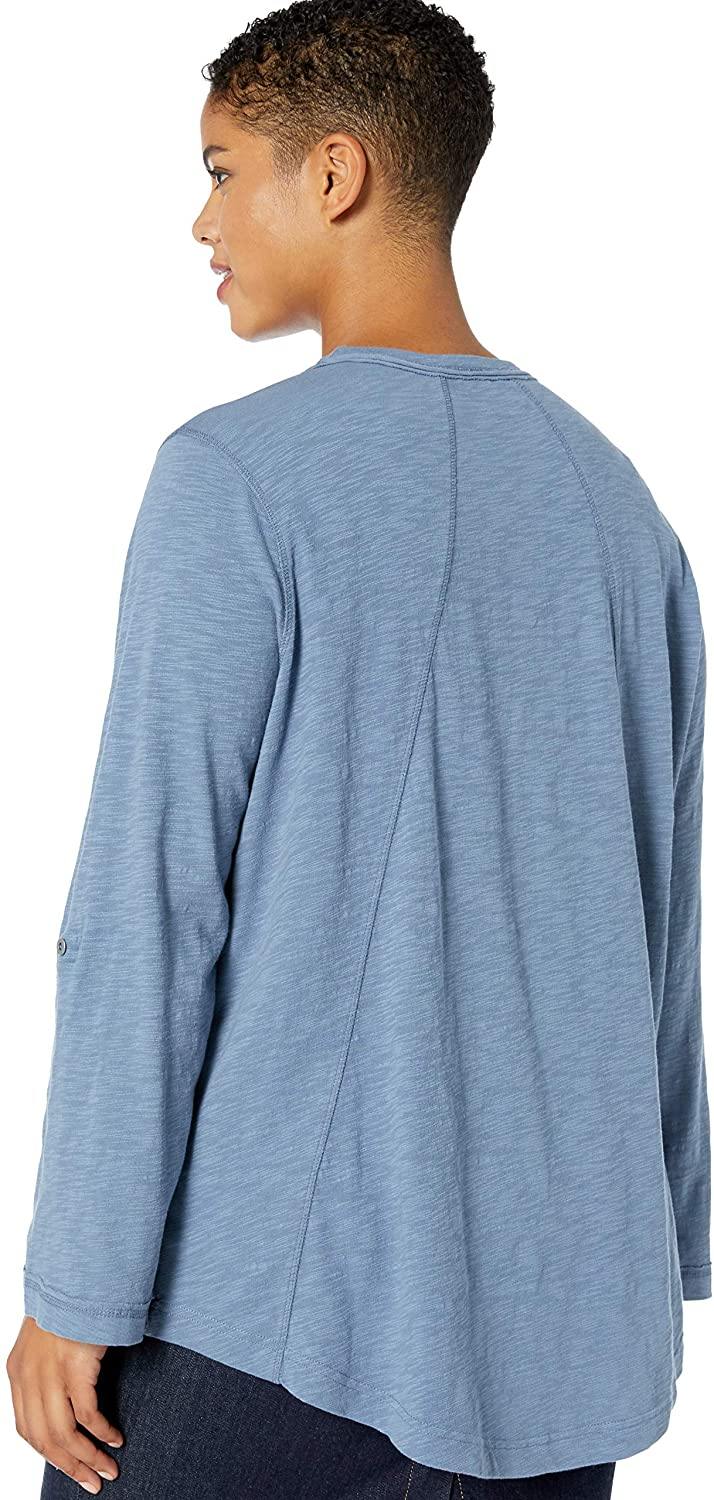Jag Jeans Women's Plus Size Eleanor Slub Jersey Henley