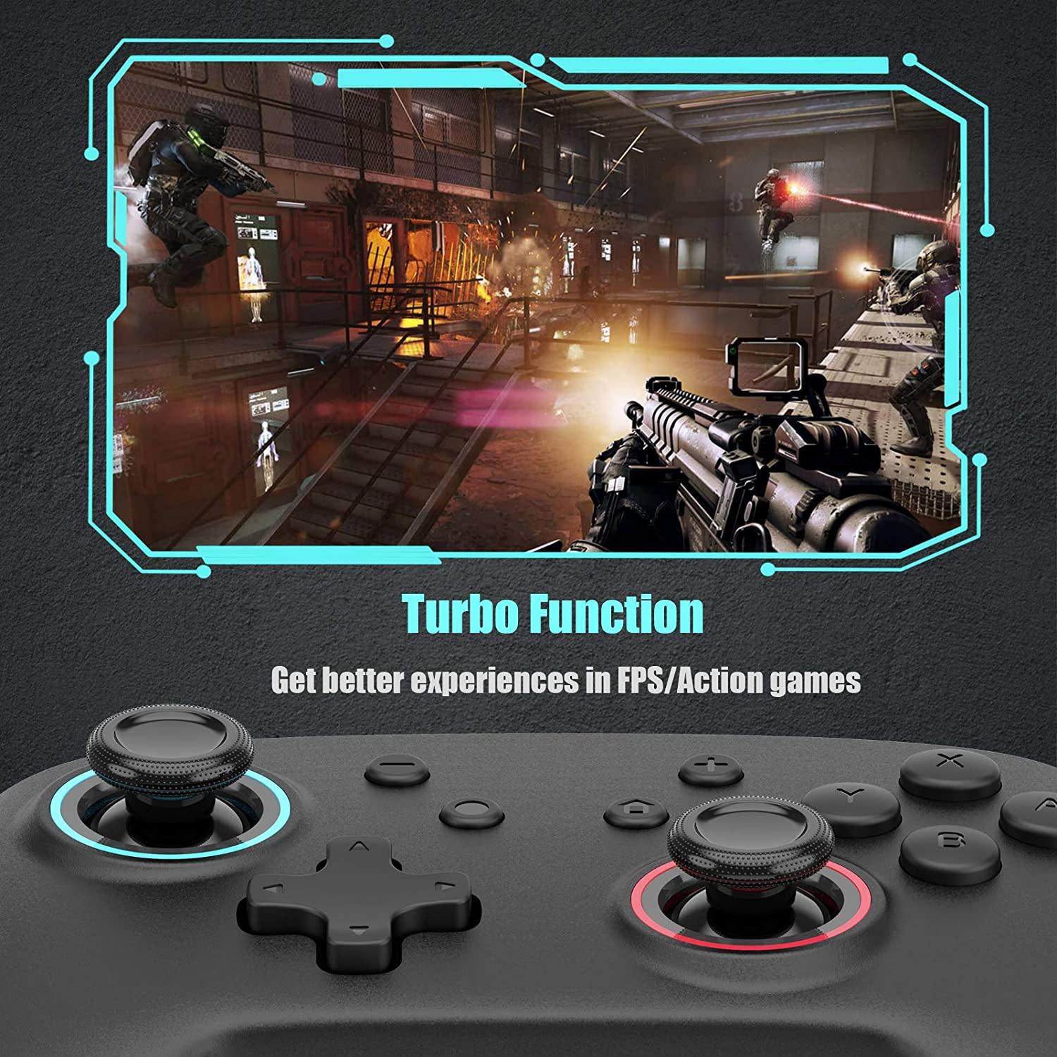 iHosok Wireless Pro Controller for Nintendo Switch/Switch Lite Console & PC - JOY2ESpree