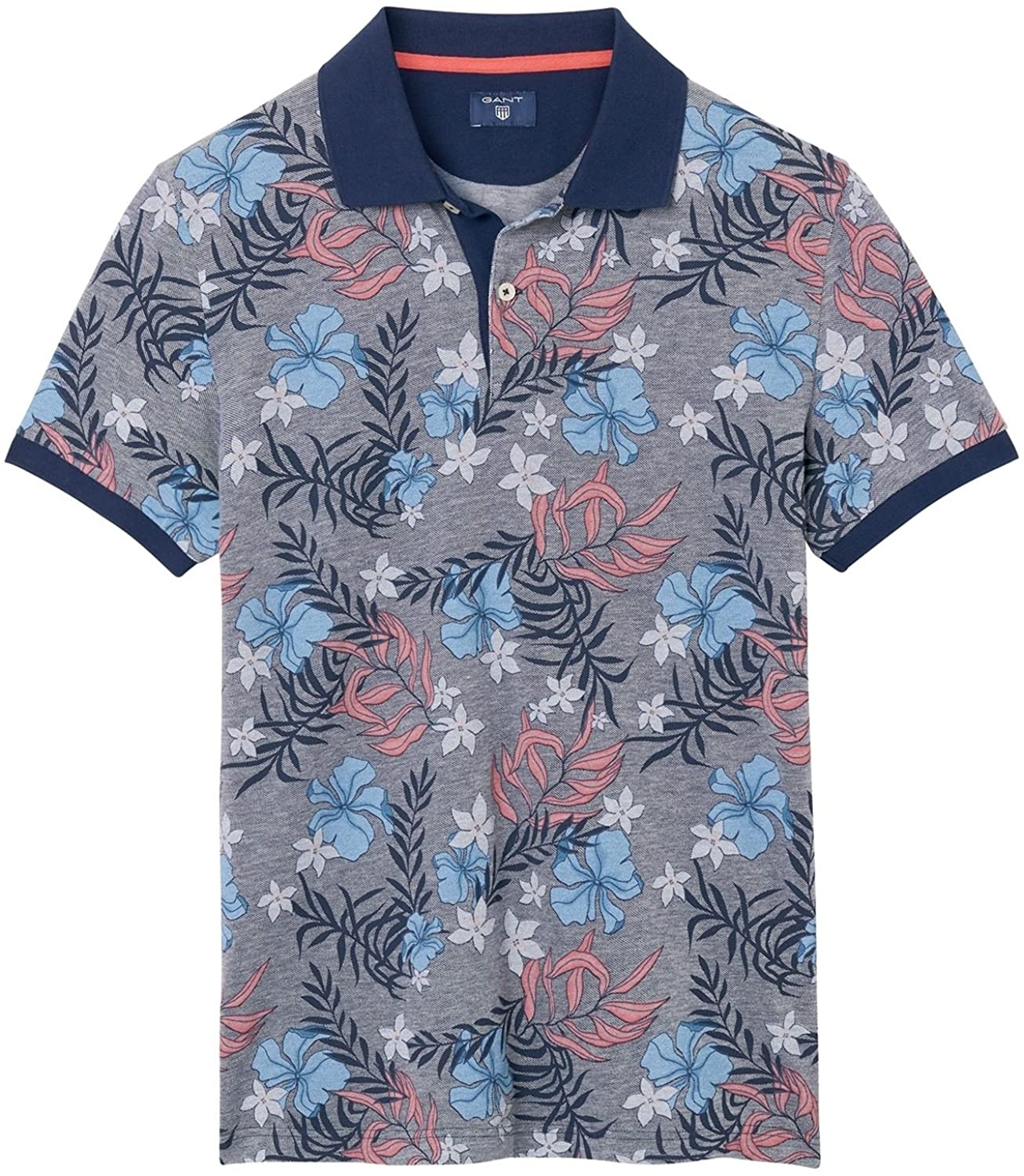 GANT Multi Flower Piqué Mens Rugger S/S 18 - JOY2ESpree