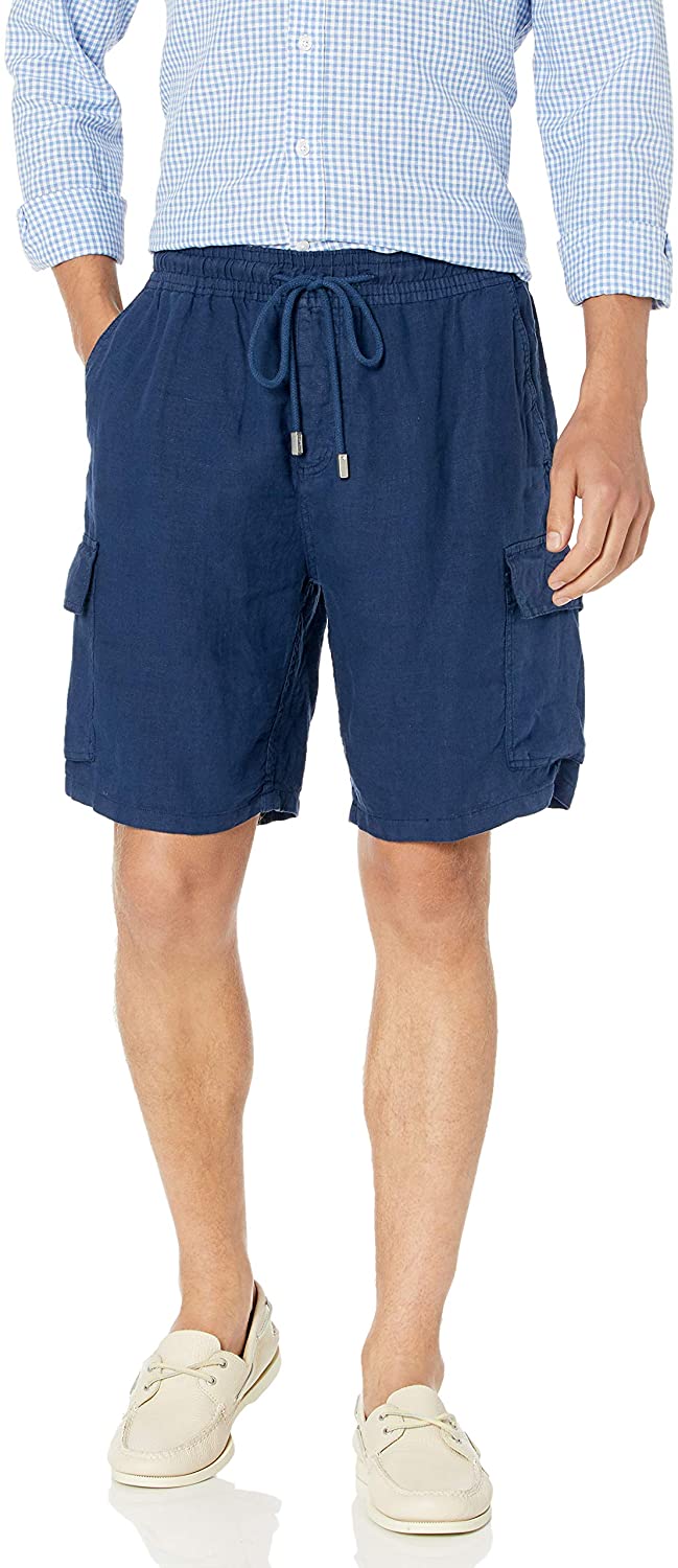 Vilebrequin Men's Solid Linen Bermuda-XXXL