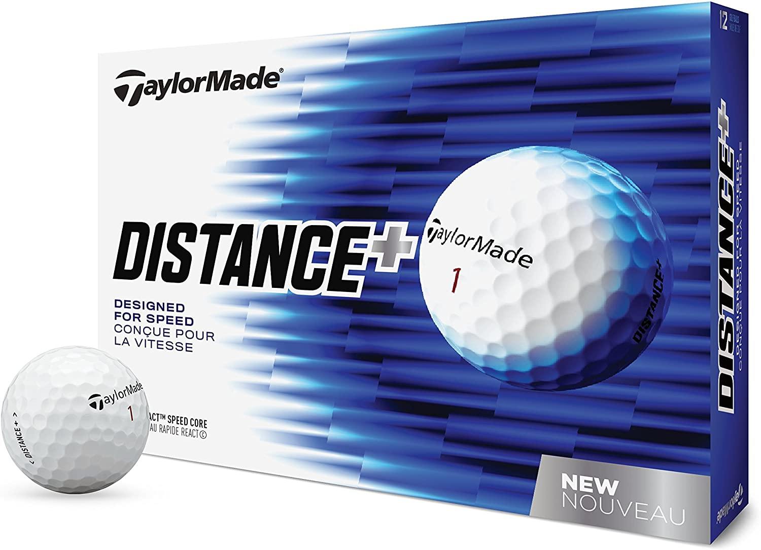 TaylorMade Distance Plus Golf Balls (One Dozen) - JOY2ESpree