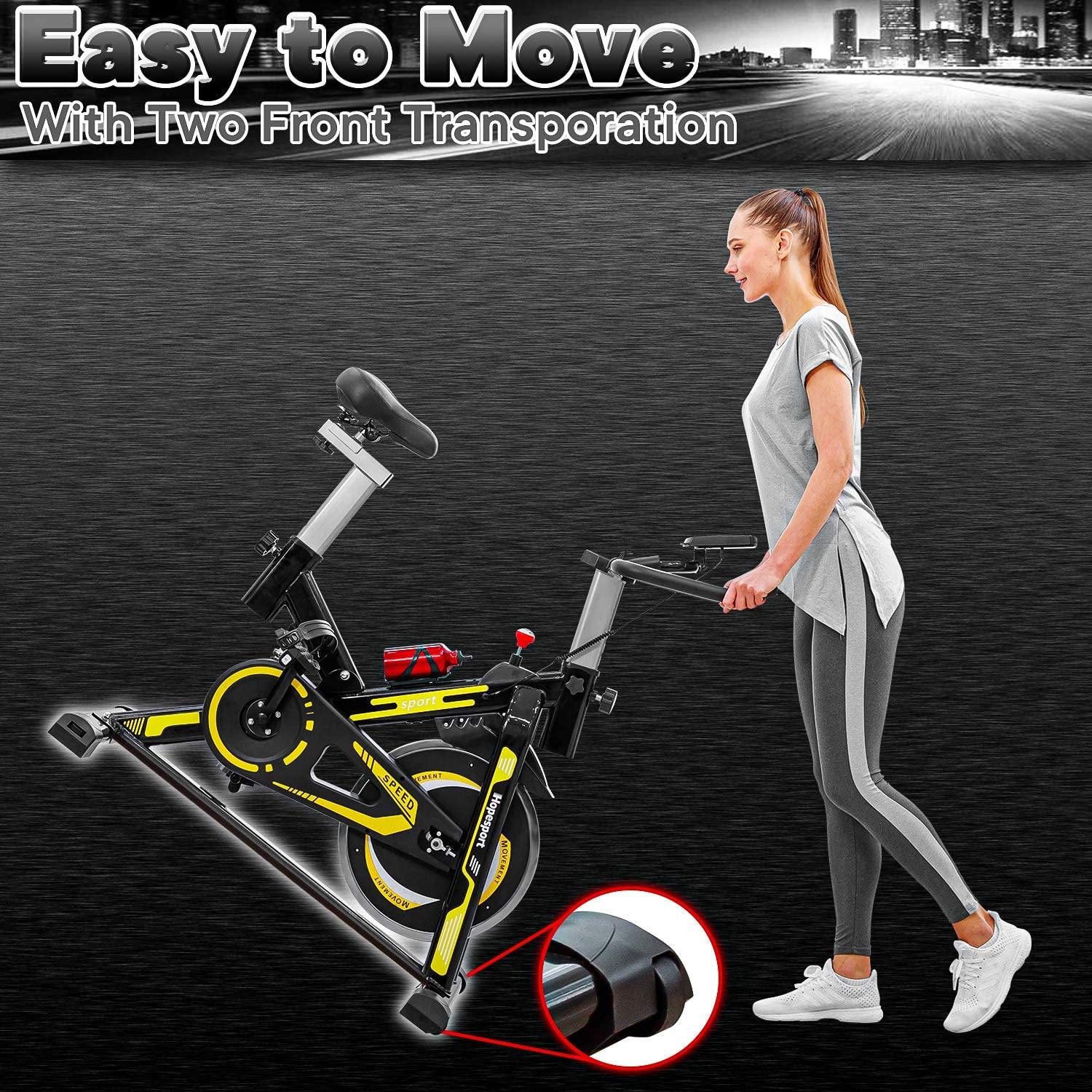 Fitness Synergy Magnetic Indoor Cycling Bike Stationary Exercise Bike, Super Silent Spin Bike - JOY2ESpree