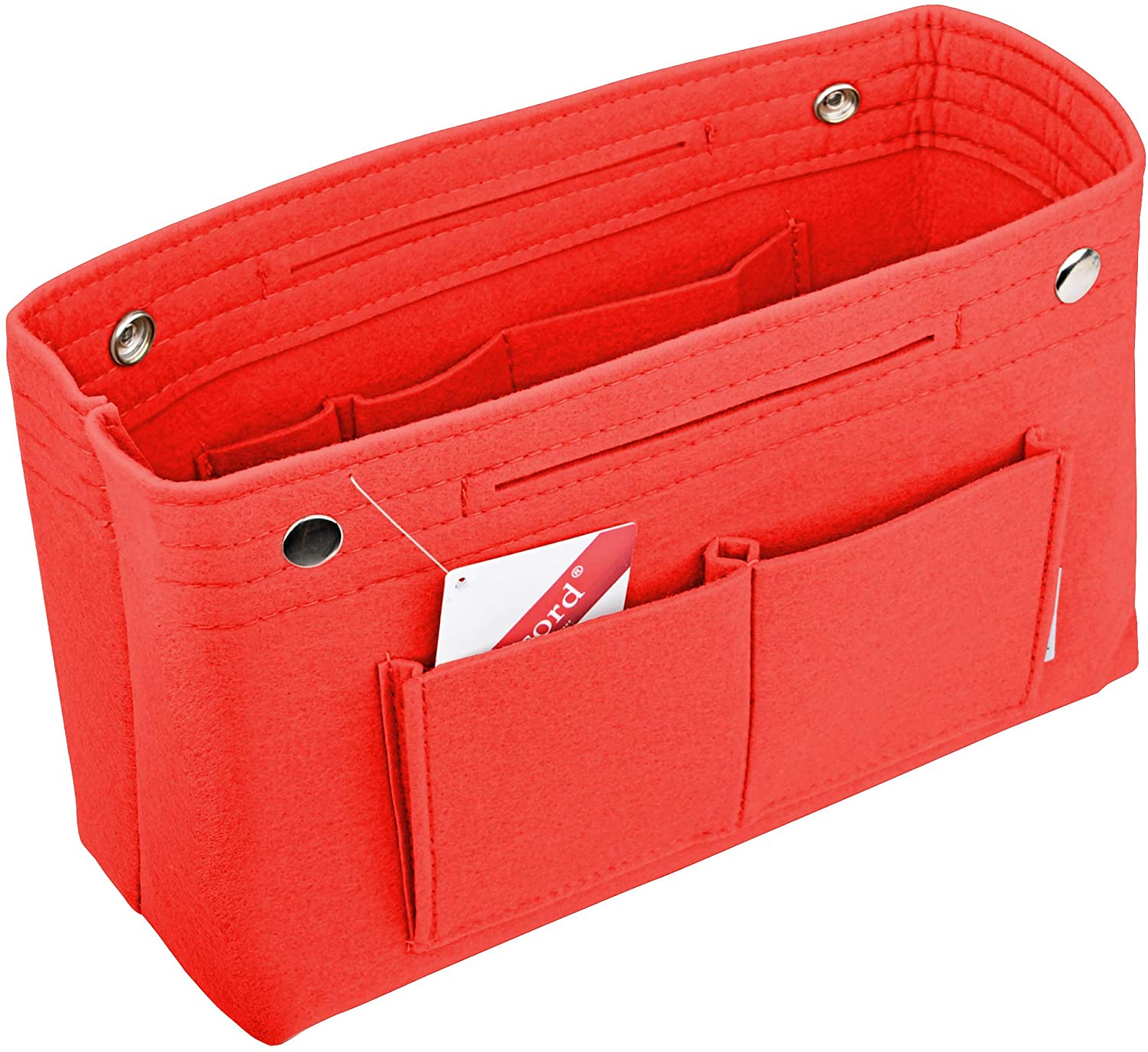 Vercord Felt Tote Handbag Purse Pocketbook Organizer Insert Divider Shaper Bag in Bag