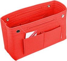 
                        
                          画像をギャラリービューアに読み込む, Vercord Felt Tote Handbag Purse Pocketbook Organizer Insert Divider Shaper Bag in Bag
                        
                      
