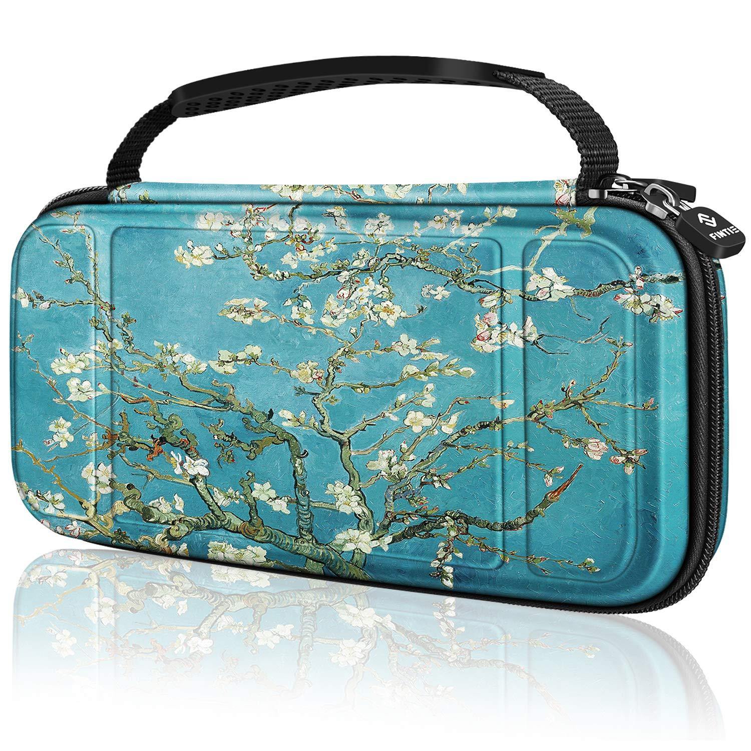 Fintie Carry Case for Nintendo Switch Lite 2019 - [Shockproof] Hard Shell Protective Cover Bag with 15 Game Card/2 Micro SD Card Slots - JOY2ESpree