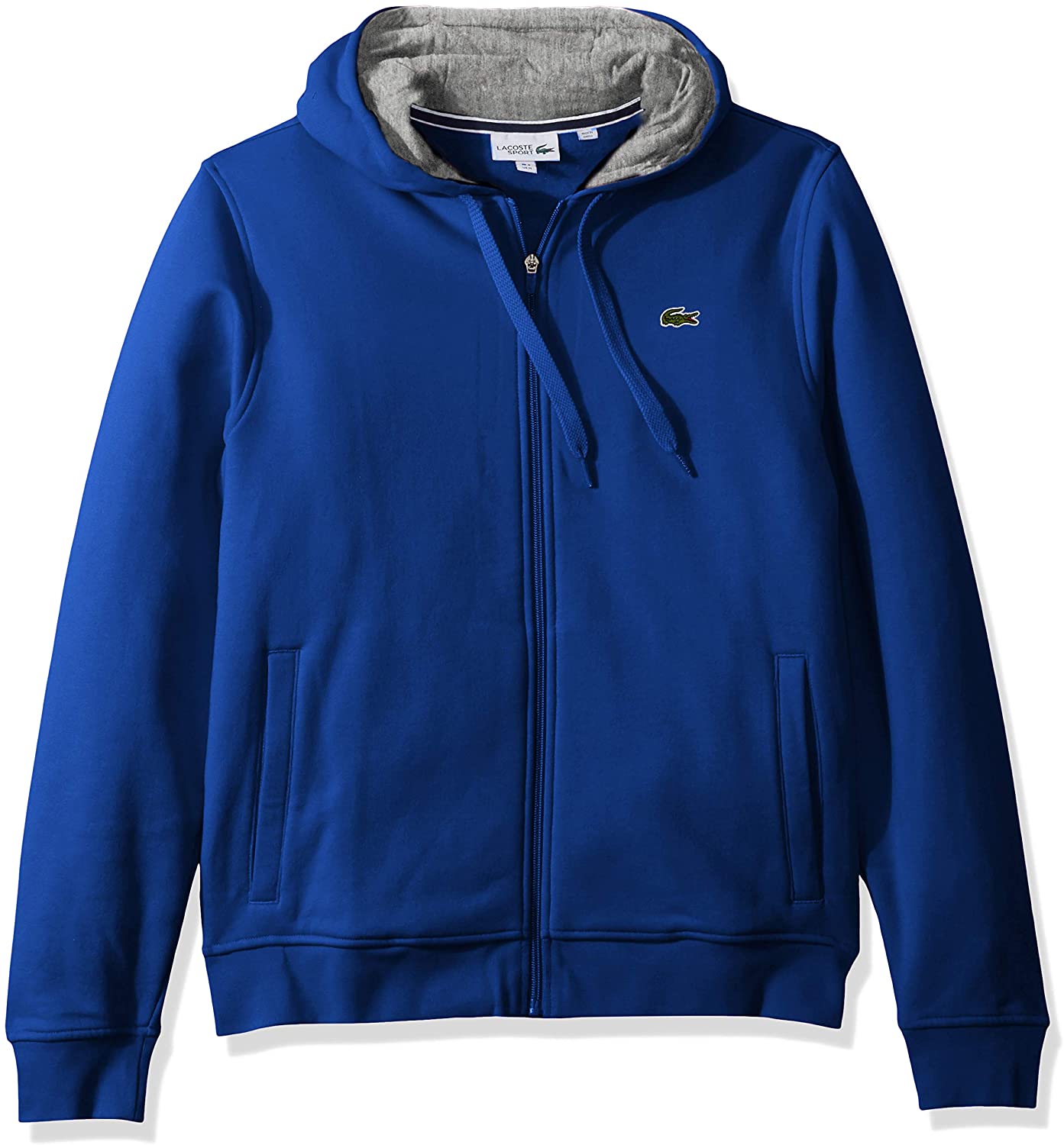 Lacoste Mens Sport Long Sleeve Fleece Full Zip Hoodie Sweatshirt