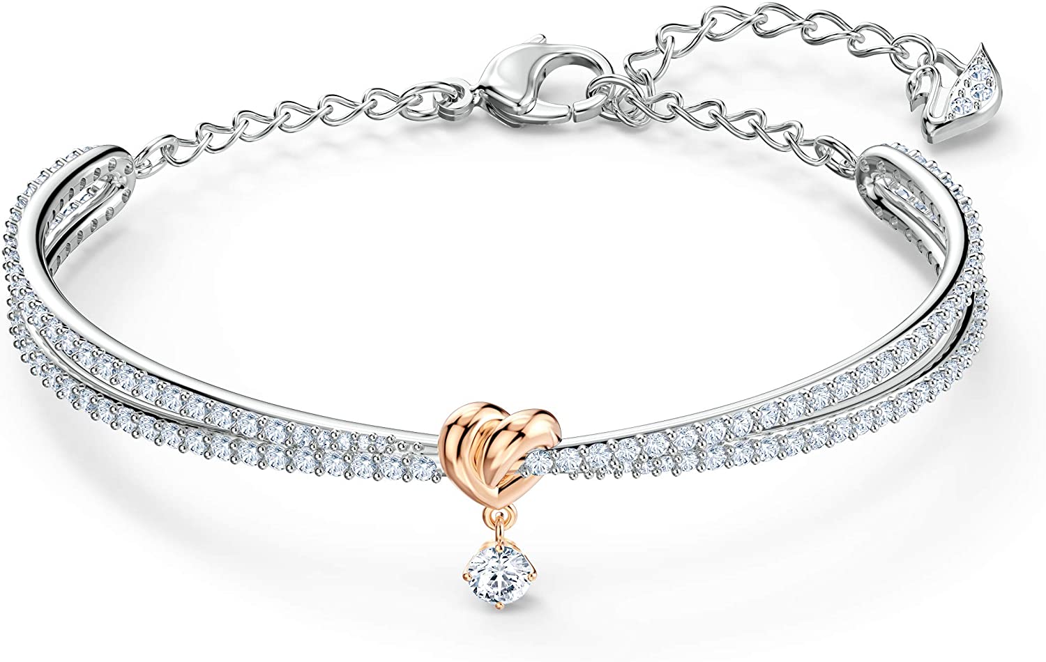 SWAROVSKI Women's Lifelong Heart Jewelry Collection, Clear Crystals - JOY2ESpree