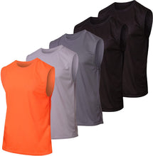 
                        
                          画像をギャラリービューアに読み込む, Real Essentials 5 Pack: Men's Mesh Active Athletic Tech Tank Top - Workout &amp; Training Activewear
                        
                      