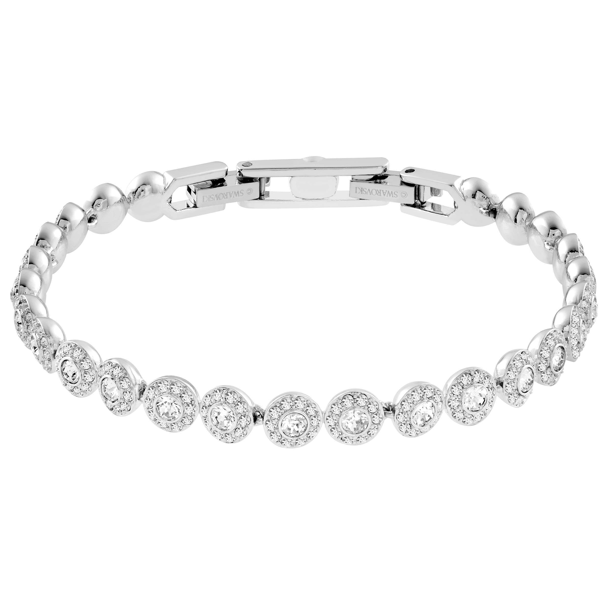 SWAROVSKI Women's Angelic Jewelry Collection, Rhodium Finish, Clear Crystals - JOY2ESpree