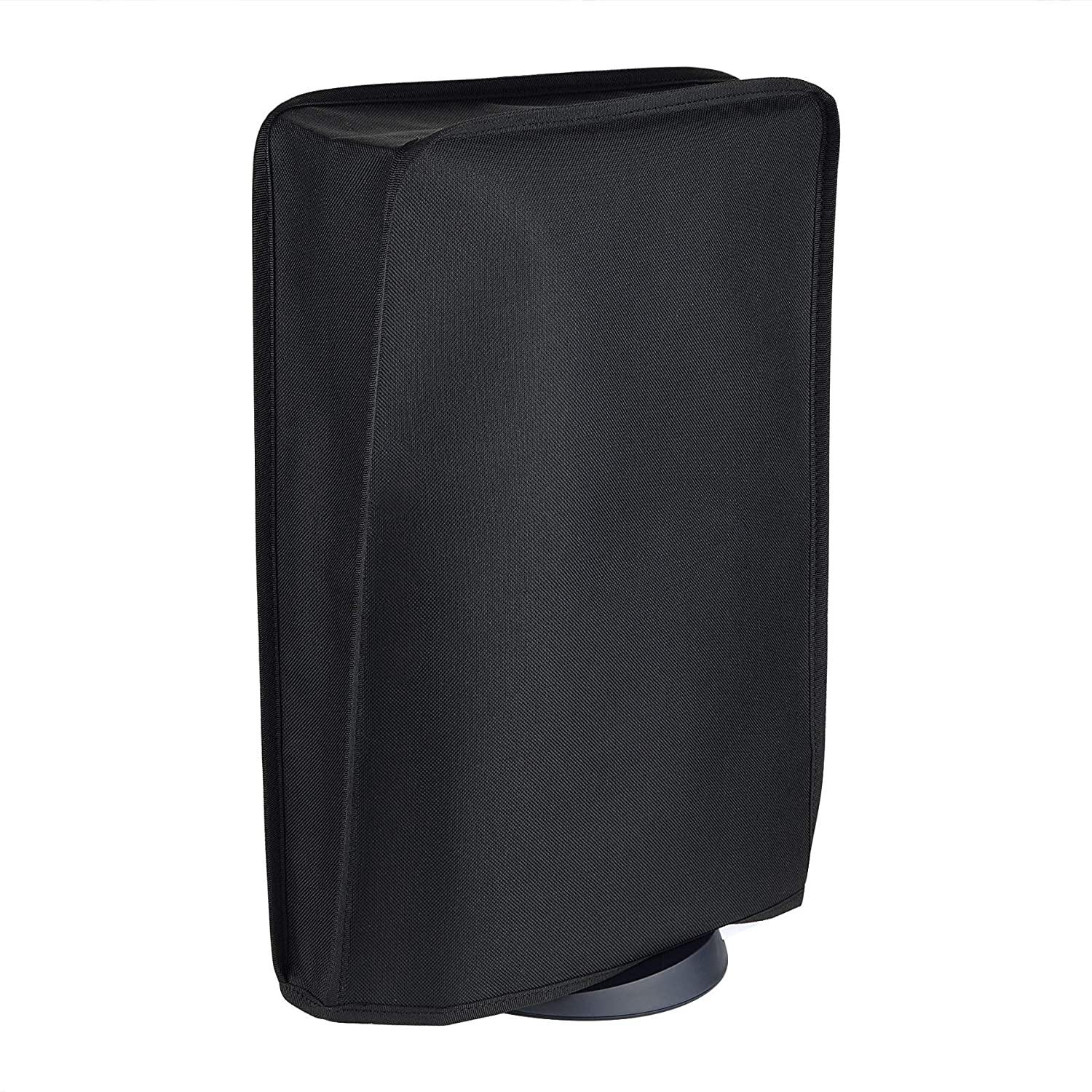 PlayVital Gray Nylon PS5 Dust Cover, Soft Neat Lining Dust Guard for DualSense 5 Console - JOY2ESpree