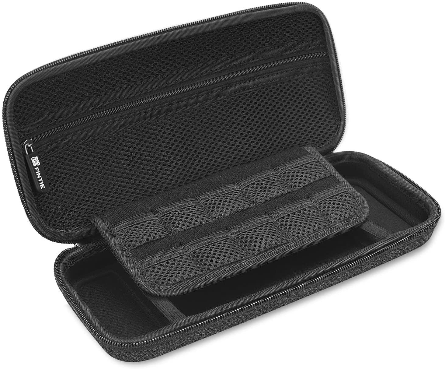 Fintie Carry Case for Nintendo Switch - [Shockproof] Hard Shell Protective Cover Travel Bag w/10 Game Card Slots - JOY2ESpree