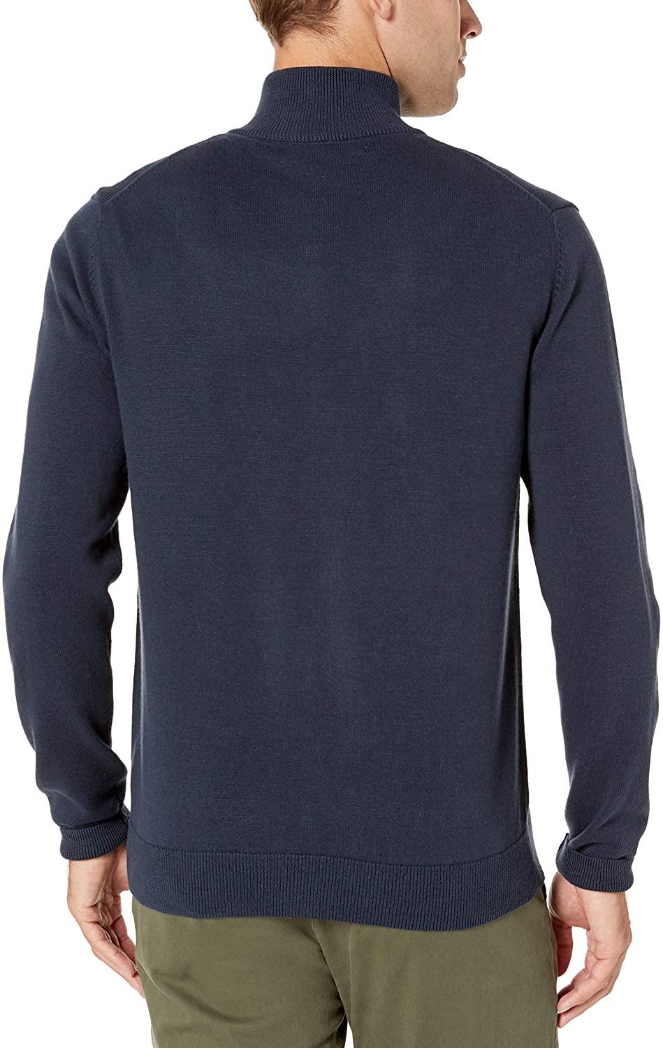Amazon Essentials Men's Full-Zip Cotton Sweater