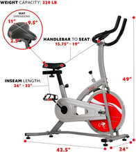 
                        
                          Cargar imagen en el visor de la galería, Sunny Health &amp; Fitness Indoor Cycling Exercise Stationary Bike with Digital Monitor - JOY2ESpree
                        
                      