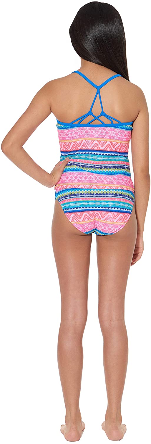 Tommy Bahama Girls' Two-Piece Bikini Swimsuit Bathing Suit