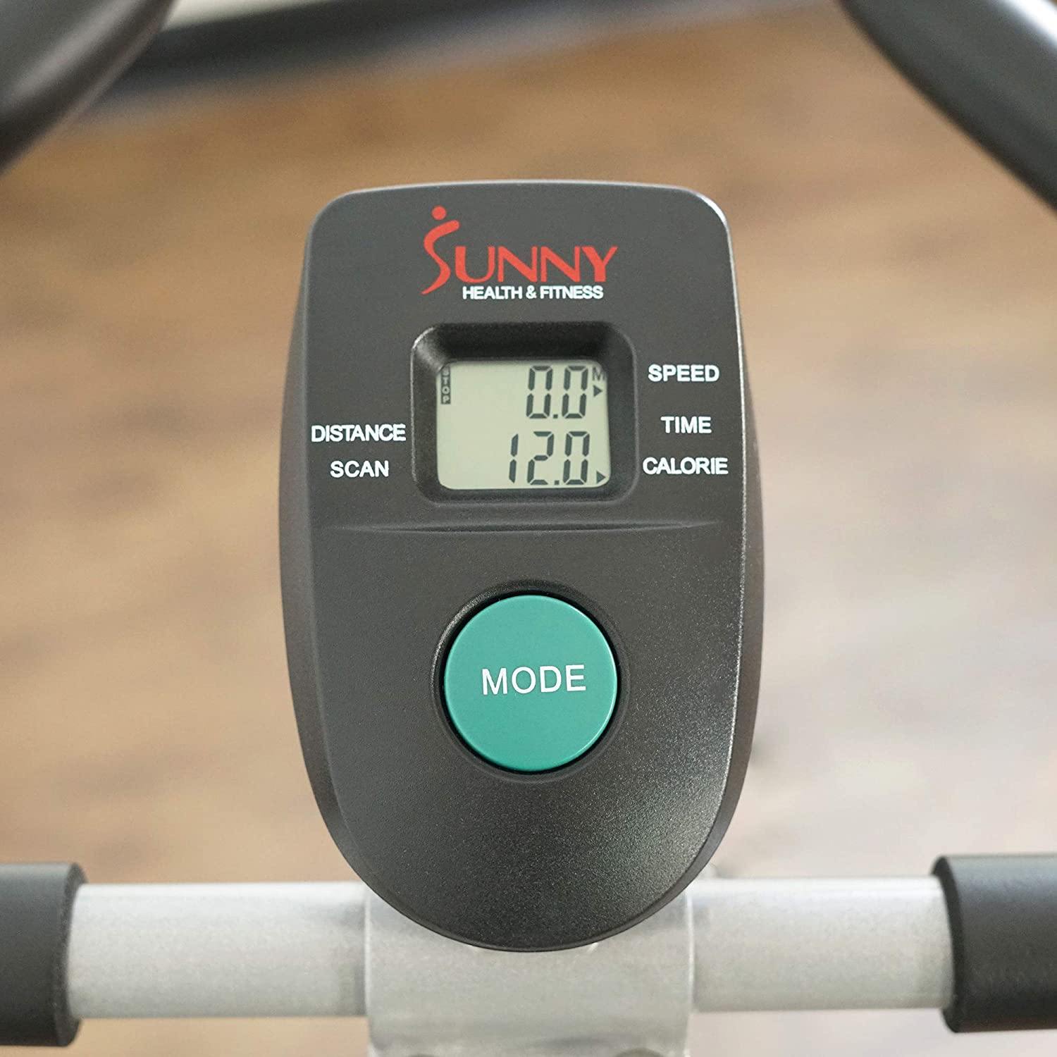 Sunny Health & Fitness Indoor Cycling Exercise Stationary Bike with Digital Monitor - JOY2ESpree