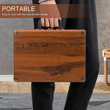 
                        
                          Muat gambar ke penampil Galeri, LP&amp;No.1 Portable Suitcase Turntable with Stereo Speaker,3 Speeds Belt-Drive Vinyl Record Player Black - JOY2ESpree
                        
                      