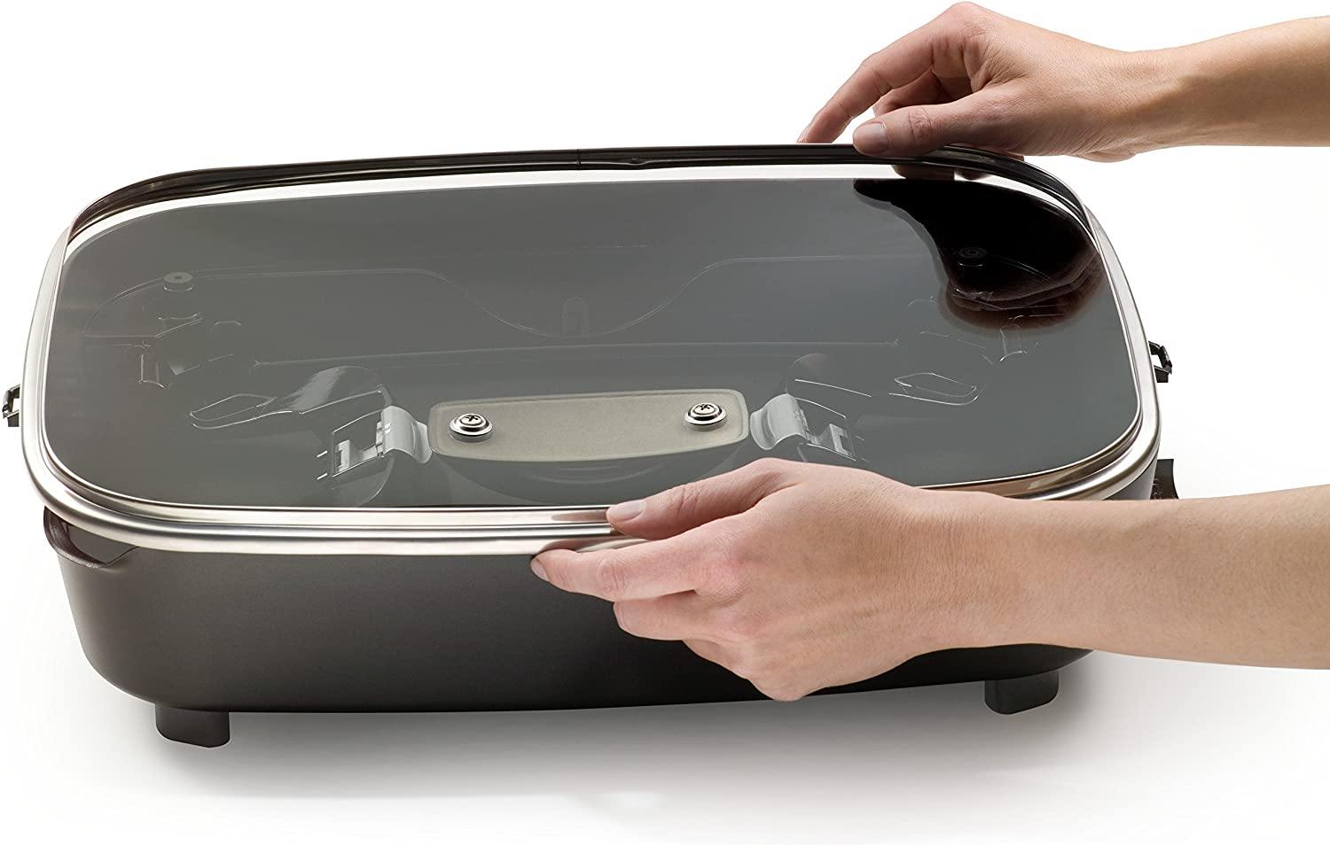 Presto 06857 16-inch Electric Foldaway Skillet, Black - JOY2ESpree