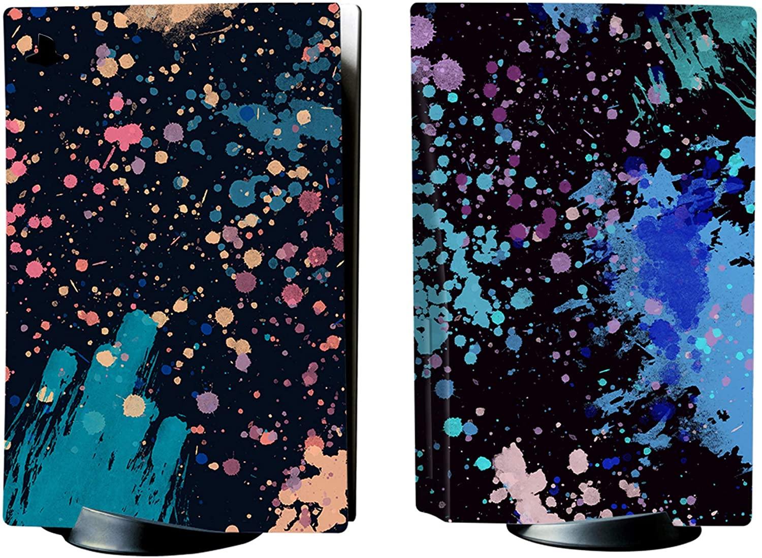 PlayVital Orange Star Universe Full Set Skin Decal for PS5 Console Disk Edition - JOY2ESpree