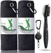 
                        
                          Muat gambar ke penampil Galeri, Favritt 3 Pack Golf Towel Golf Club Cleaner Set,Microfiber Fabric Waffle Pattern Towels,Heavy Duty Carabiner Clip (3Pcs) - JOY2ESpree
                        
                      