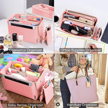 
                        
                          Load image into Gallery viewer, Purse Organizer, Purse Organizer Insert With 2 Metal Zipper, Bag Organizer With RFID Blocking Pocket Purse Organizer insert
                        
                      
